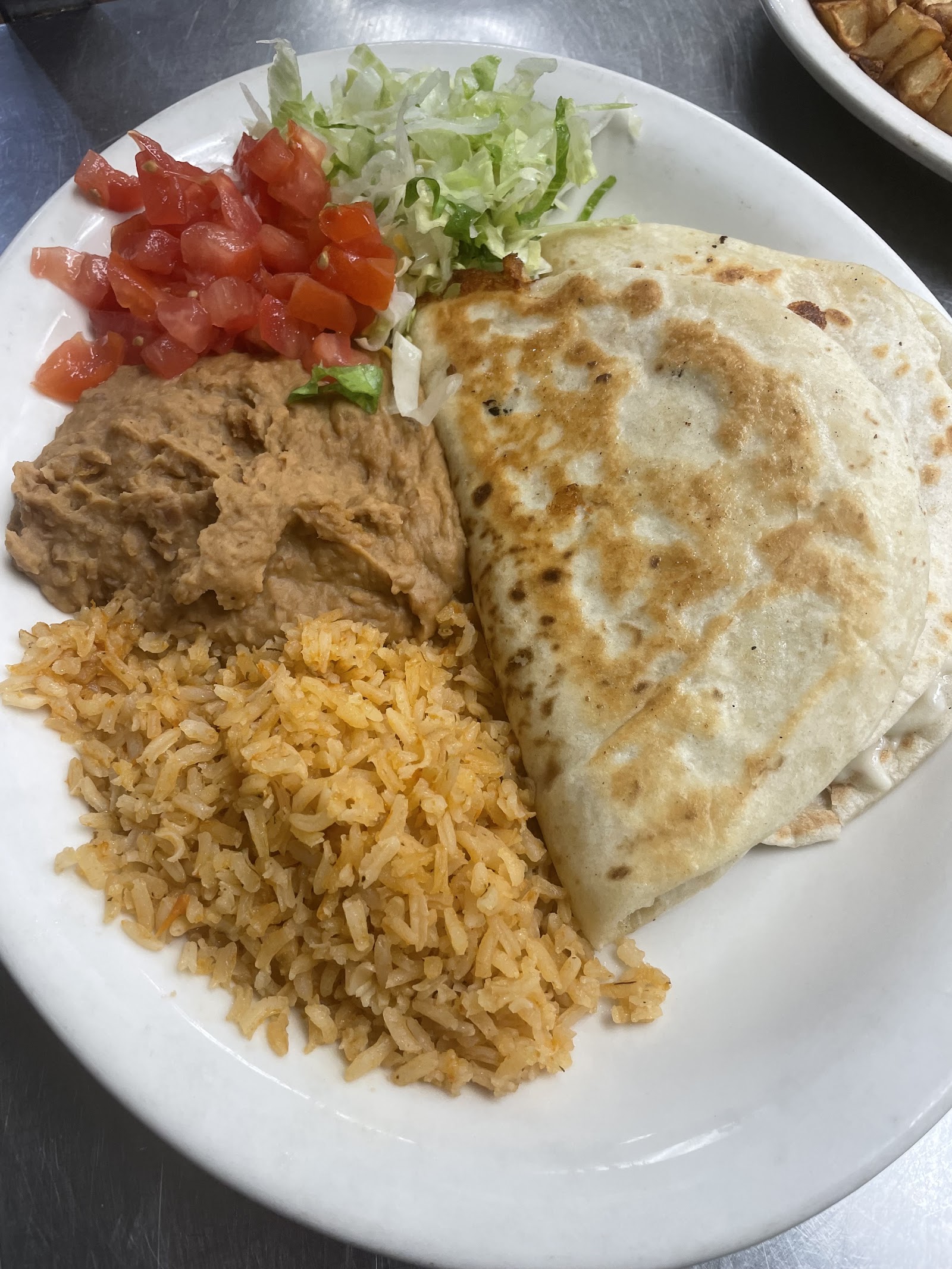 Tex-Mex plate at Mi Casita Tex Mex