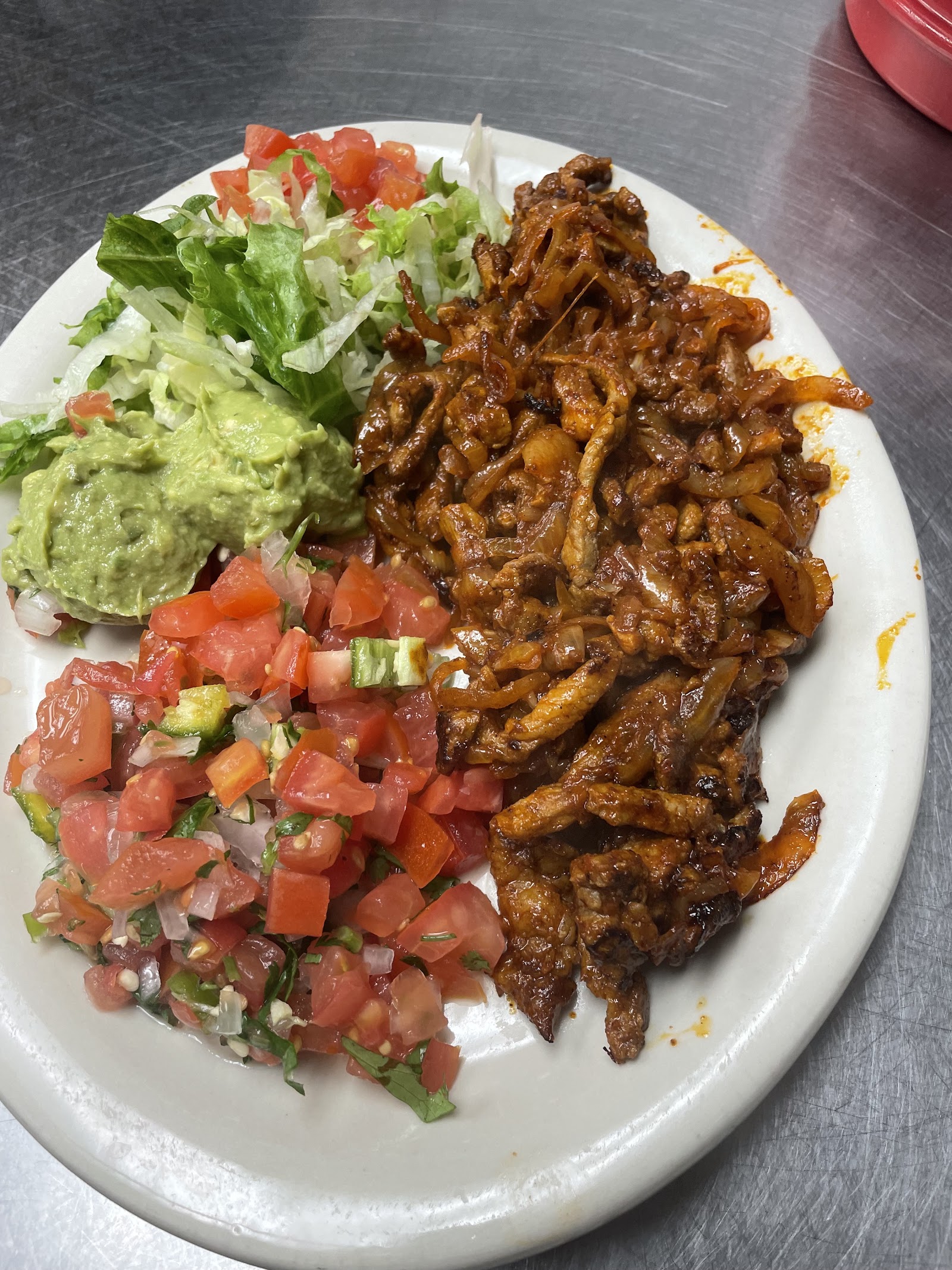 Freshly prepared tacos